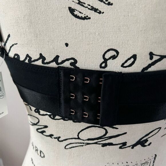 Aerie Women's Black Strappy Bralette Size Standard xl Adjustable Straps - Picture 6 of 9